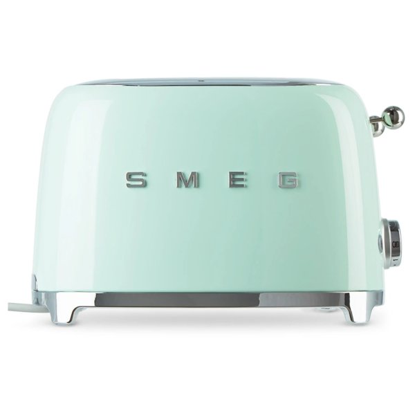 Green Retro-Style 4 Slice Toaster