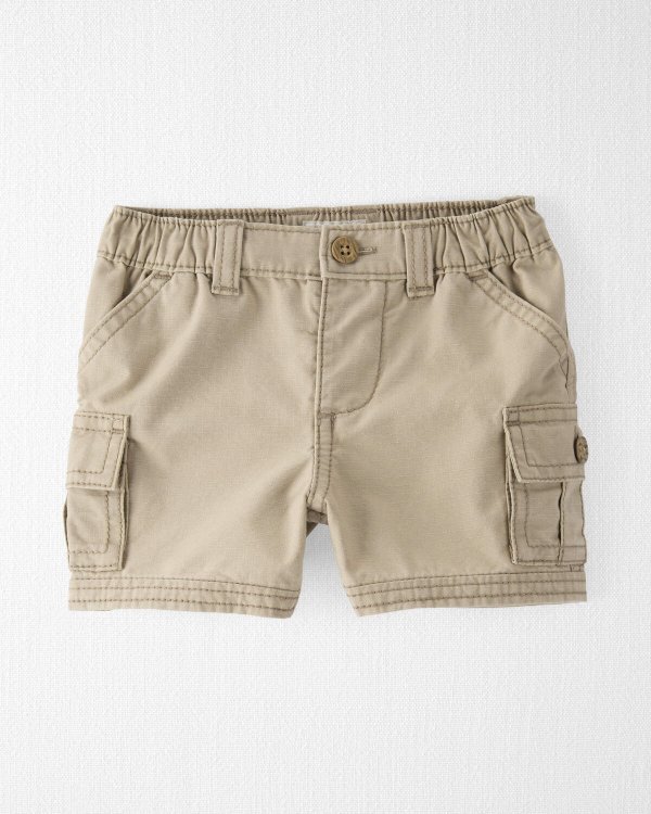 Baby Organic Cotton Cargo Shorts