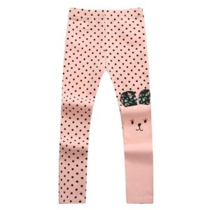 Lightning deal! Richie House Girls' Assymetic Happy Bunny Pants