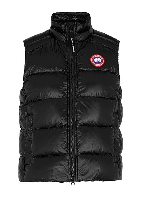Cypress black quilted gilet