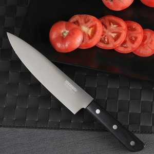 国民品牌 阳江十八子德国不锈钢8寸西式主厨刀