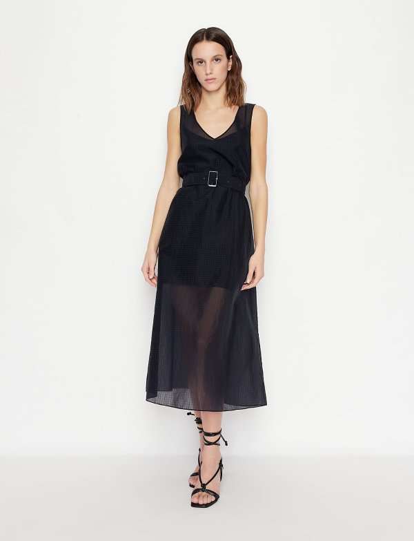 NYLON ORGANZA DRESS, Maxi Dress for Women | A|X Online Store