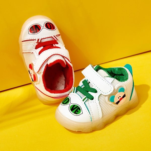 Baby / Toddler Cartoon Letter Velcro Closure Sports Shoes