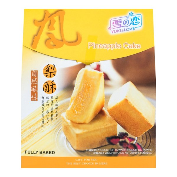 YUKI/LOVE BK Pineapple Cake 250g