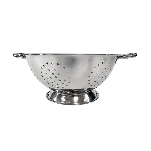Simply Essential™ 5 qt. Stainless Steel Footed Colander | Bed Bath & Beyond