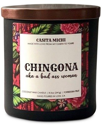 Latinx Chingona Coconut Wax Candle, 8.5-oz.