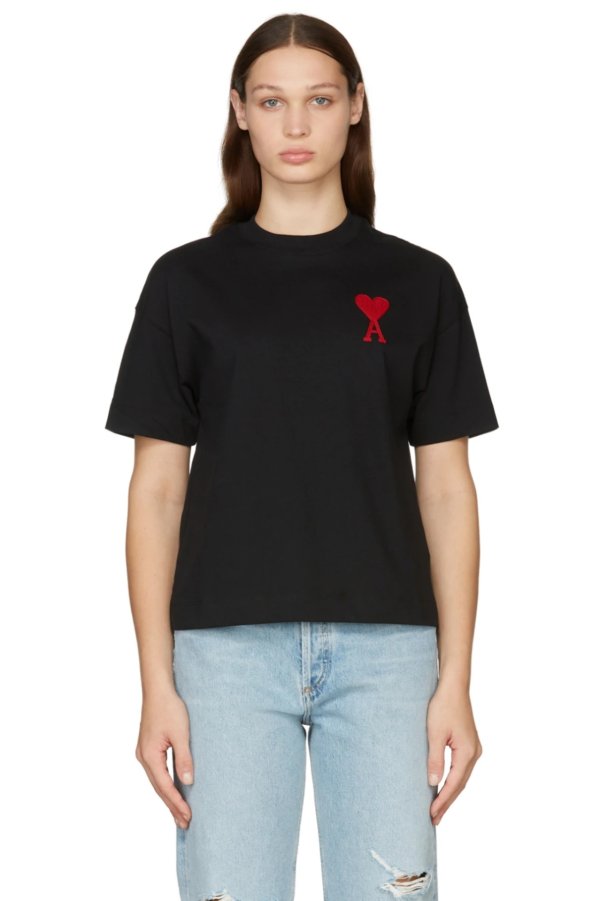 SSENSE Exclusive Black ADC Oversized Patch T-Shirt