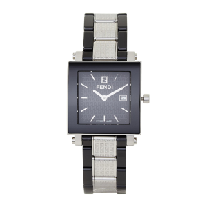 Fendi F631110 Silver-Tone & Black Ceramic Watch @ Century 21