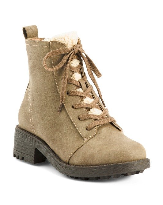 Lace Up Comfort Boots | Women's Shoes | Marshalls
