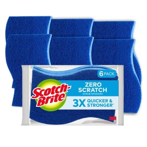 Scotch-Brite Zero Scratch Non-Scratch Scrub Sponges