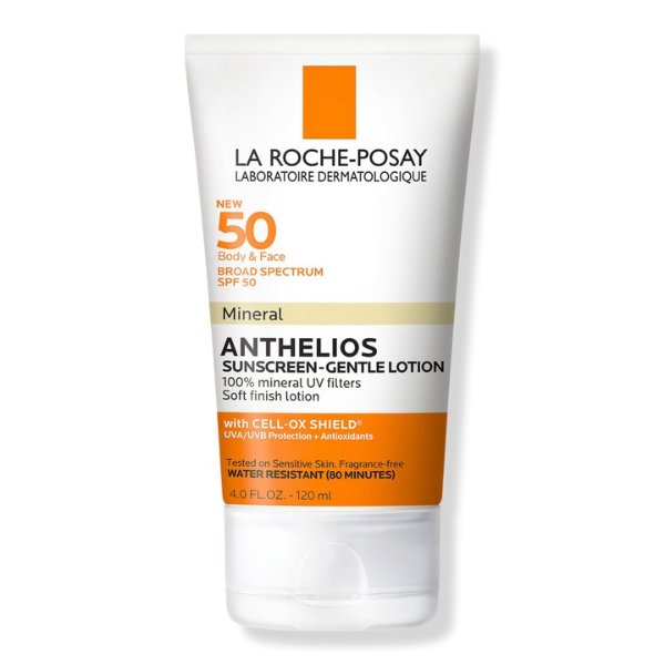 Anthelios Body and Face Gentle-Lotion Mineral Sunscreen SPF 50 - La Roche-Posay | Ulta Beauty