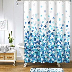 Uphome Floral Stall Shower Curtain