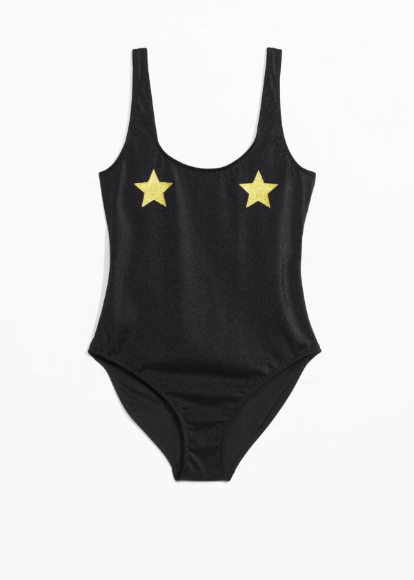 Star Swimsuit - Black - Swimsuits - & Other Stories