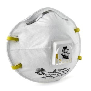 3M 8210V Particulate Respirator, N95 Respiratory Protection (Case of 80)