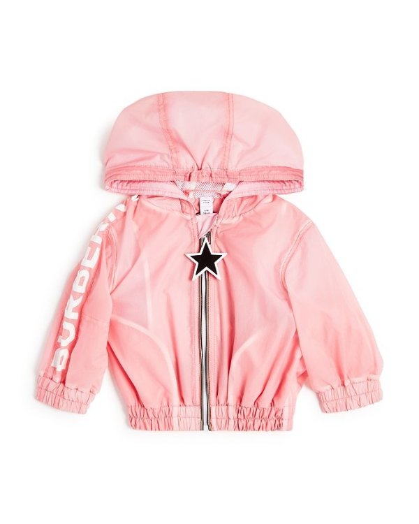 Girls' Logo Lightweight Hooded Jacket - Baby
