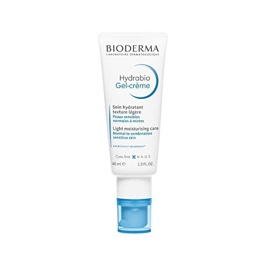 Bioderma - Face Cream - Hydrabio - Gel Cream Moisturizer - Provides Radiance - Cream Face Moisturizer for Normal to Combination Sensitive Skin, 1.33 Fl Oz (Pack of 1)