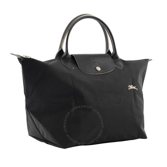 Ladies Le Pliage Top Handle Bag M-Black