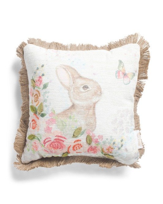 Made In India 12x12 Bunny Pillow