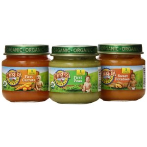 Earth's Best Organic My First Veggies Baby Food Starter Pack, 12 2.5oz Jars