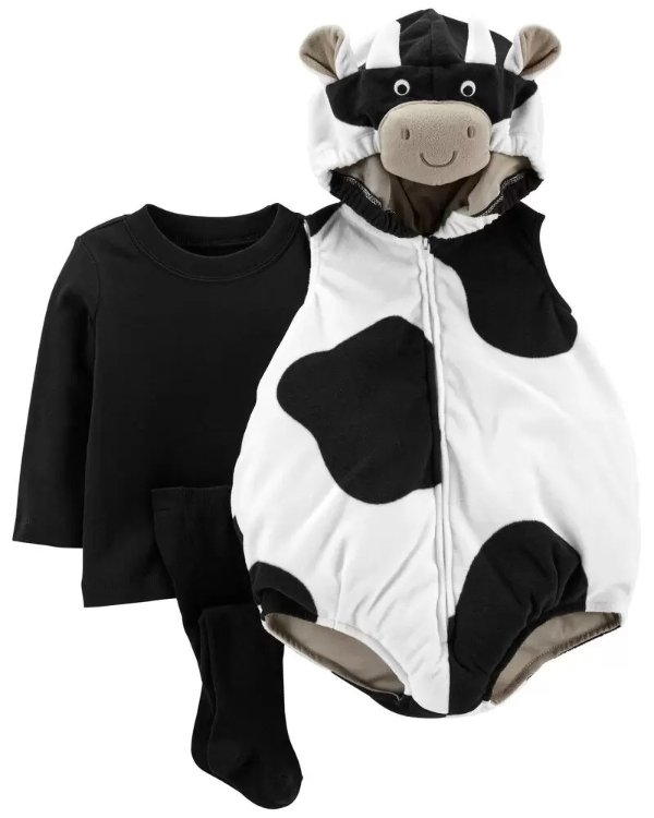 婴儿奶牛装扮服