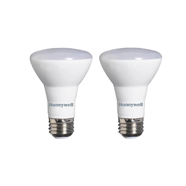 45W Equivalent Warm White R20 Dimmable LED Light Bulb (2-Pack)