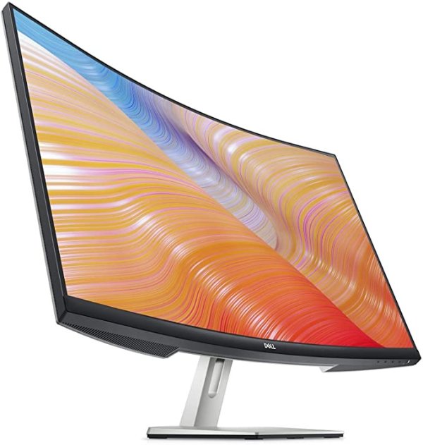 S3222HN 32-inch FHD 1920 x 1080 at 75Hz Curved Monitor, 1800R Curvature, 8ms Grey-to-Grey Response Time (Normal Mode), 16.7 Million Colors, Black (Latest Model)
