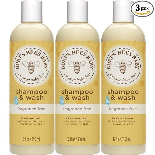 Baby Shampoo & Wash, Fragrance Free, 12 Ounces (Pack of 3) (Packaging May Vary)