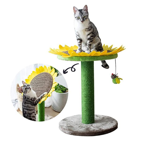Catry Cat Tree Bed with Scratching Post