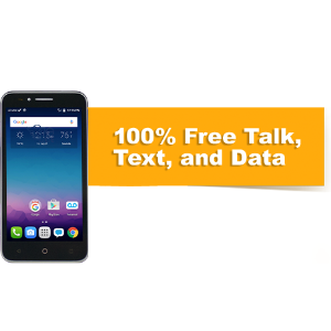 Alcatel Conquest LTE 翻新 +  无限短信、通话和2GB流量