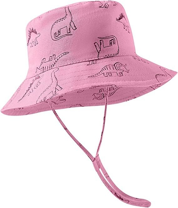 Baby Sun Hat Cotton, Toddler UPF 50+ Sun Protection Beach Bucket Hat Kids Boys Girls Wide Brim Summer Play Hat
