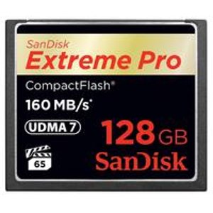 SanDisk Extreme PRO 128GB CompactFlash Memory Card