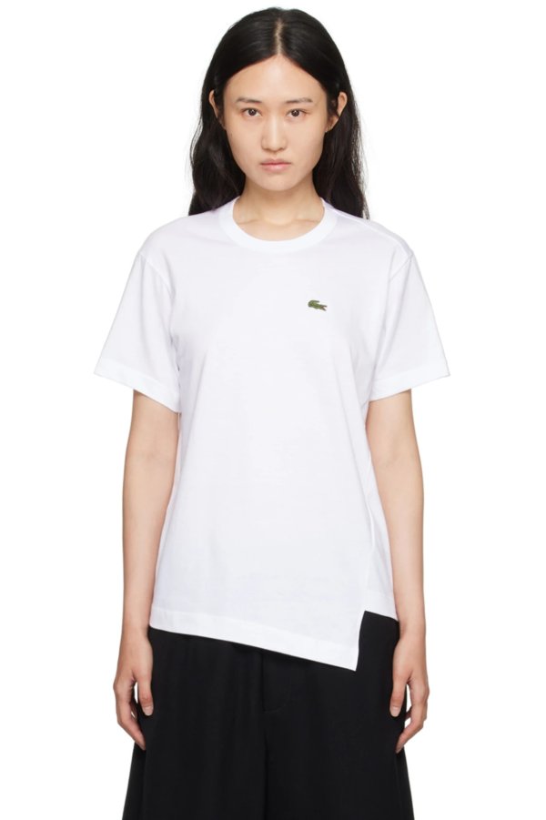 White Lacoste Edition T-Shirt