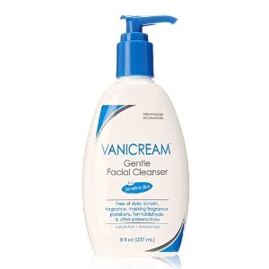 Vanicream Gentle Facial Cleanser with Pump Dispenser, 8 Ounce