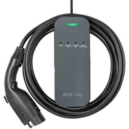 ACCELL Dual-Voltage AxFAST Portable Electric Vehicle Charger (EVSE) Level 2