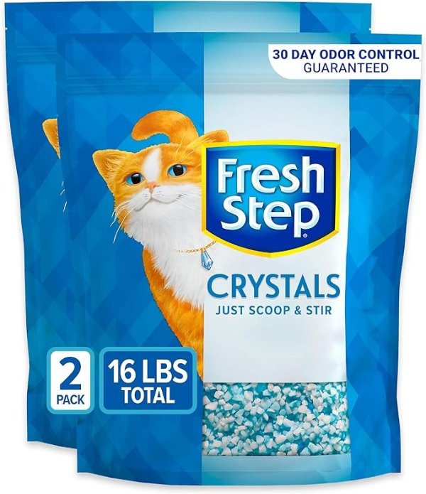 水晶猫砂2袋 8oz