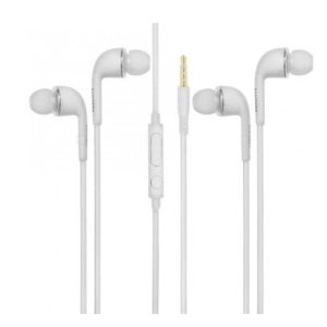 TWO-PACK Samsung Galaxy 3.5mm Stereo Headset w/ Ear Gels - EO-HS3303WE / White