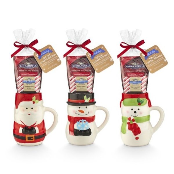 Bay Island Ghirardelli Christmas Mug & Hot Cocoa Gift Set