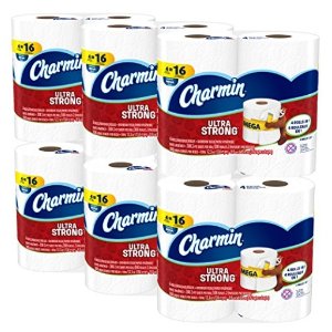 Charmin Ultra Strong Toilet Paper, Bath Tissue, Mega Roll, 24 Count