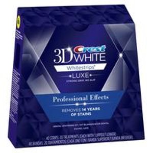 Crest 3D White Whitestrips Professional Effects - Teeth Whitening Kit 20 Treatments