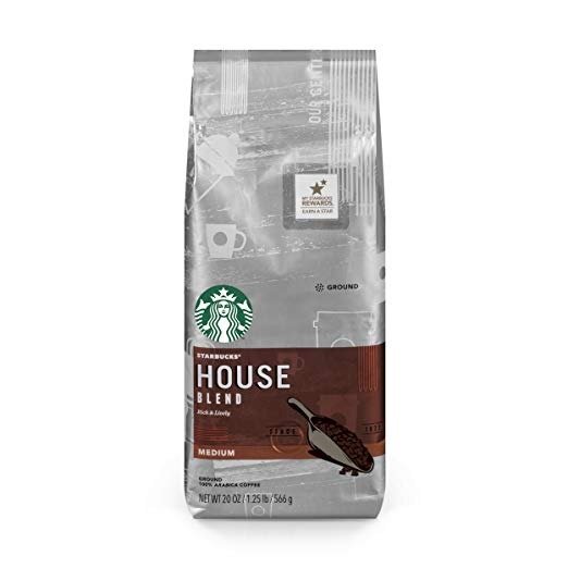 House Blend Medium Roast Ground Coffee, 20 Ounce (Pack of 1) Bag