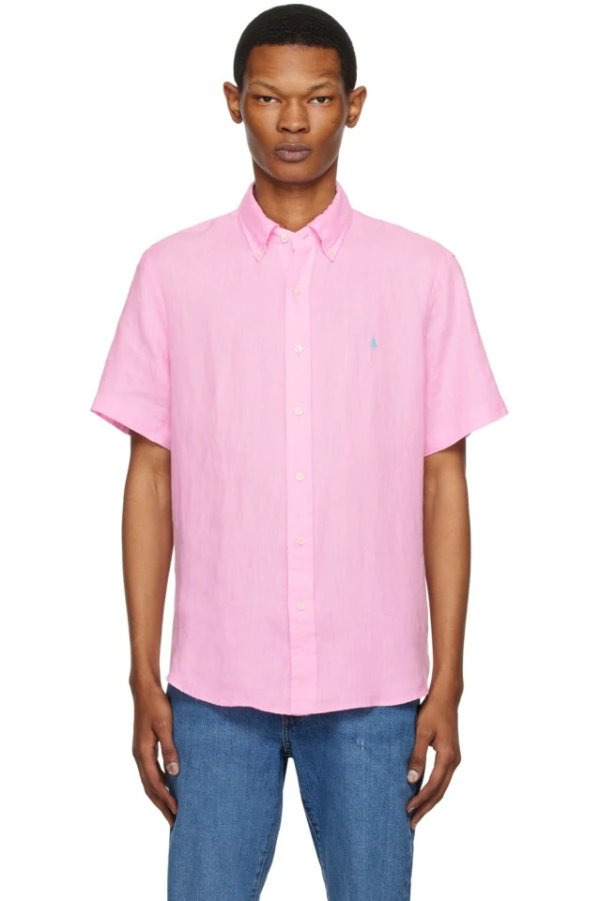 Pink Classic Fit Shirt