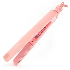 Solia Pink Limited Edition Flat Iron (1") + Free Heat Proof Pouch @Folica