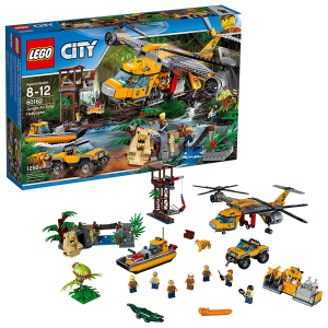 史低价：乐高 LEGO City系列丛林探险家Jungle Air Drop直升机套装 60162 (1250块)