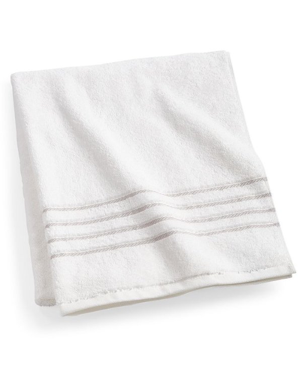 Egyptian Cotton Cableweave 30" x 56" Bath Towel, Created for Macy's