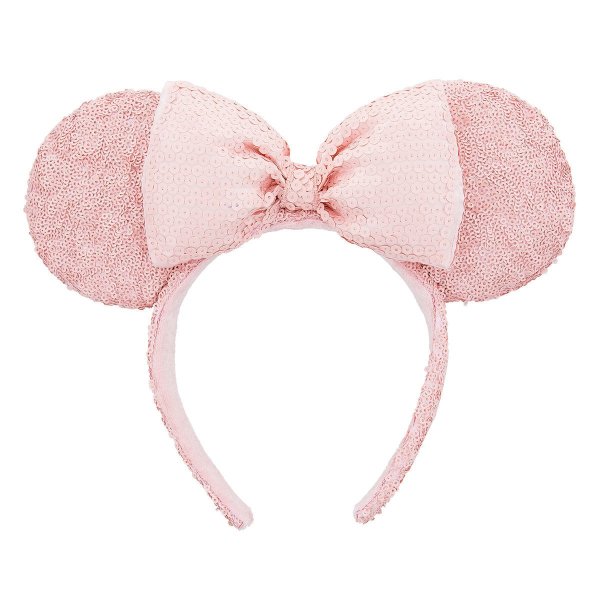 Minnie Mouse Sequined Ear Headband - Pink