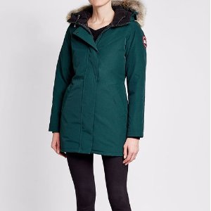 CANADA GOOSE  Victoria Down Parka with Fur-Trimmed Hood