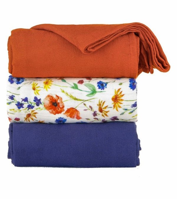 Baby Blanket Set, 3 Pack - Vintage