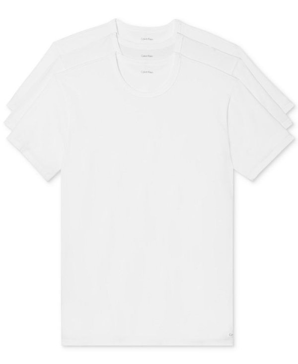 Men's 3-Pack Cotton Stretch Crewneck T-Shirts
