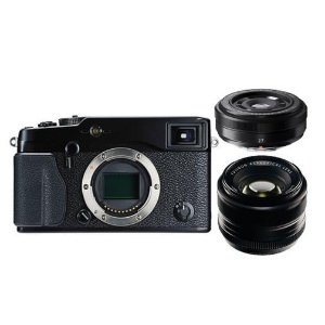 Fujifilm X-Pro1 Mirrorless Digital Camera with 27mm and 35mm