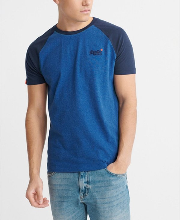 Men's Orange Label Short Sleeved Baseball T-shirt